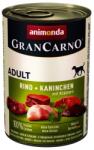 Animonda GranCarno Adult konzerv, marha, nyúl és zöldfűszerek 24 x 800 g