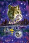 Schmidt Spiele Wolf im Mondlicht - Farkas a holdfényben 1000 db-os (58233)