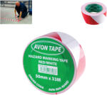 Avon Jelzőszalag piros-fehér 33 méter x 50 mm öntapadós (AVN-964-4040D) (AVN9644040D)