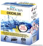 Pontaqua PoolTrend / PontAqua OXICHLOR aktív oxigén és klórtartalmú kombinált medence vízfertőtlenítő szer, 5 db tasak / doboz