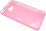  Husa silicon S-line roz trandafiriu semitransparent pentru LG Optimus L9 II D605