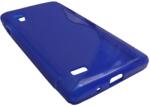  Husa silicon S-line albastra pentru LG Optimus L9 P760