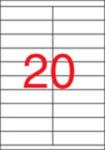 APLI Etikett, univerzális, 105x29 mm, APLI, 2000 etikett/csomag (LCA1299) - iroda24