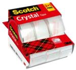 3M Ragasztószalag adagolón, kézi, 19 mm x 7, 5 m, 3M SCOTCH "Crystal", 2+1 akció (LPM61975C32) - iroda24