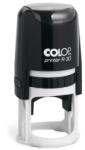 COLOP Bélyegző, kör, COLOP Printer R 30 , kék cserepárnával (IC1033060) - iroda24