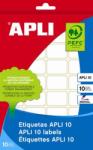 APLI Etikett, 50x70 mm, kézzel írható, kerekített sarkú, APLI, 40 etikett/csomag (LCA1657) - iroda24