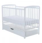 BabyNeeds Ola 120x60 alb + sertar