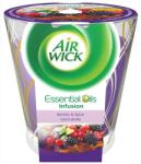 Air Wick Essential Oils Infusion Mountain Berry Blossom illatgyertya 105 g