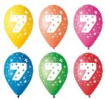 Party4U 7-es számos gumi lufi 5db