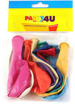 Party4U PT0100M vegyes színű gyöngyházfényű lufi 26 cm 10 db