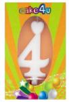 Cake4U 4-es születésnapi gyertya