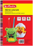 Herlitz Hartie colorata A4 asortata, 80 g/mp HERLITZ, 100 coli/top
