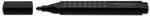 Faber-Castell Marker Permanent Negru Varf Rotund Grip 1504 Faber-Castell (FC150499) - viamond