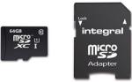 Integral microSDXC Ultima Pro 64GB C10/UHS-I INMSDX64G10-90U1