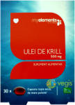 MyElements Ulei de Krill Omega 3 500 mg 30 comprimate