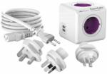 allocacoc PowerCube ReWirable 4 Plug + 2 USB + 3 Adapter (1811)