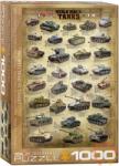 EUROGRAPHICS World War II Tanks 1000 db-os (6000-0388)