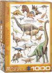 EUROGRAPHICS Dinosaurs of the Jurassic 1000 db-os (6000-0099)