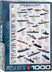 EUROGRAPHICS Submarines U-Boats 1000 db-os (6000-0132)