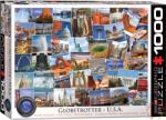EUROGRAPHICS Globetrotter, USA 1000 db-os (6000-0750)