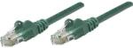 Manhattan RJ45-ös patch kábel, hálózati LAN kábel CAT 6 U/UTP [1x RJ45 dugó - 1x RJ45 dugó] 10 m Zöld Intellinet