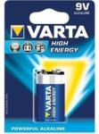 VARTA 9V PP3 MN1604 Transistor Longlife Power 9V tartós alkáli elem