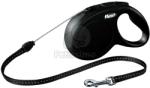 flexi Lesă tip șnur Flexi Classic S, diverse culori, 8 m negru