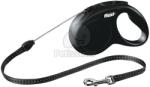flexi Lesă tip șnur Flexi Classic S, diverse culori, 5 m negru