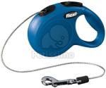 flexi Lesă tip șnur Flexi Classic XS, diverse culori, 3 m albastru