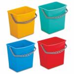  Műanyag vödör szervízkocsihoz (5 literes) (Piros)