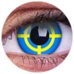 MAXVUE VISION Crazy Sárga Célkereszt (2 db), fedő, 3 havi kontaktlencse - dioptria nélkül