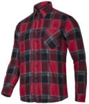 LAHTI PRO Camasa Flanel Cu Carouri / Rosu - Xl/h-182 (lpkf1xl)