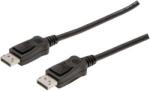 ASSMANN DisplayPort csatlakozókábel [1x DisplayPort dugó - 1x DisplayPort dugó] 3 m fekete