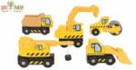 Bigjigs Toys útépítő munkagépek - fajáték-BJT065 (BJT065)