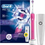 Oral-B PRO 750 3D White pink + travel case