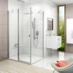 RAVAK CPS-80 fix oldalfal krómhatású + transparent (9QV40C00Z1) (9QV40C00Z1)