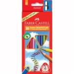 Faber-Castell Creioane colorate JUMBO 10 culori/set + ascutitoare FABER-CASTELL (FC116510)