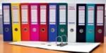 Optima Biblioraft A4, plastifiat PP/paper, margine metalica, 75 mm, Optima Basic - violet (OP-50007511) - ihtis