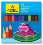 ADEL Creioane colorate 1/2, 12 buc/set, ADEL (AD2112325)