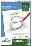 Canson Bloc de desen Esquisse, A5, 100 g/mp, 70 file, CANSON (005776)