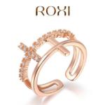 ROXI Dupla Kereszt Gyűrű Arany Bevonattal