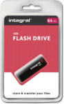 Integral Black 64GB USB 2.0 INFD64GBBLK Memory stick