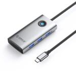 ORICO USB-C докинг станция Orico PW11-6P25R с HDMI, 3x USB 3.0, PD 100W и 2.5G LAN (PW11-6P25R-GY-BP)