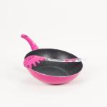 Bialetti Tigaie WOK Summer Fucsia 28 cm + paleta