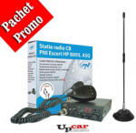 PNI Pachet statie radio auto CB PNI Escort HP 8001L + Antena CB PNI Extra 40 lungime 40cm + Baza magnetica (PNI-HP8001L +PNI-EXTRA40) Statii radio