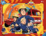 Ravensburger Sam, a tűzoltó - Sam és csapata - 33 db-os keretes puzzle (06114)