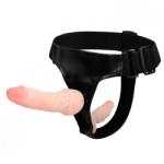 LyBaile Двоен страпон колан Ultra Harness Flesh