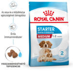 Royal Canin Medium Starter Mother & Babydog - Száraz táp közepes testű vemhes szuka és kölyök kutya részére 2 hónapos korig 4 kg