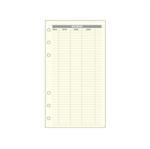 SATURNUS Kalendárium betét, költségtervező "L", SATURNUS (NKL365) - webpapir