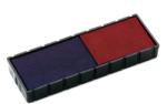 COLOP Bélyegző cserepárna, 2 db/bliszter, kétszínű változat, COLOP E12/2, kék-piros (2db/bliszt) (IC1113822)
